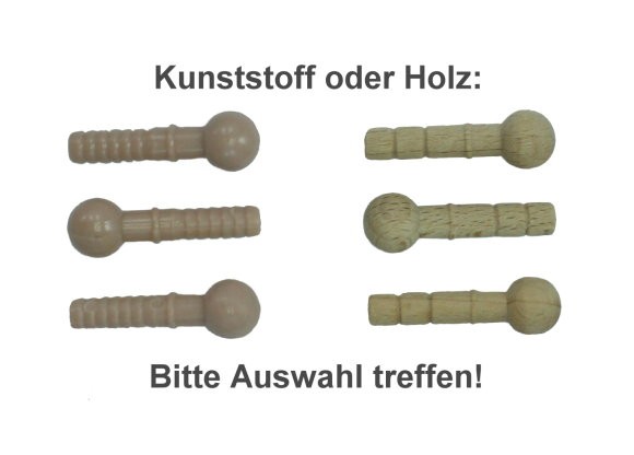 Holzeisenbahn Reparaturzapfen, Schienenverbinder, Holznippel Ersatzteile zum Reparieren von defekten Schienen und gleisen.